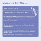 MiconaHex+Triz Mousse, 7.1 oz