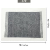 MUYG 100 Pcs Rabbit Pee Pads,Puppy Potty Training Pad Small Animals Super Absorbent Disposable Cage Liners Bamboo Charcoal Quick-Dry Mats for Rabbits Hedgehogs Chinchillas Cats Dogs(13x18In)