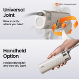 JirPet Pet Neck Dryer, Professional Low Noise Dog Dryer for Pet Grooming, 14,800FPM Portable High Velocity Pet Dryer, Hands-Free Dog Blow Dryer with Neck Hanging, Dog Hair Dryer with 3 Speeds & 4 Temp