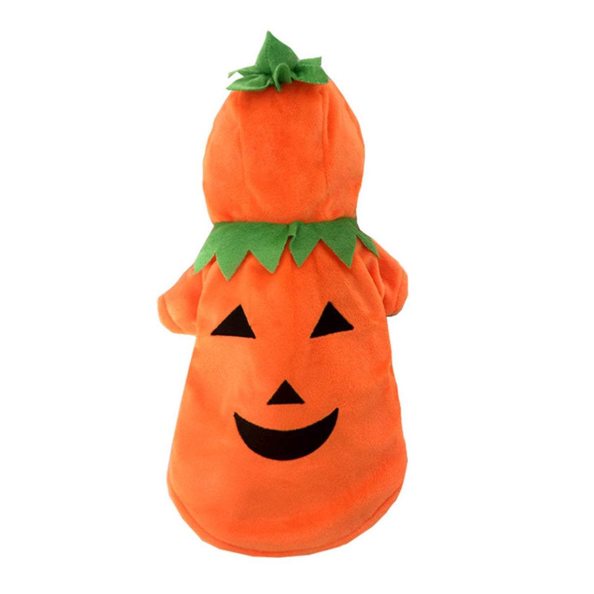 Mogoko Dog Cat Halloween Pumpkin Costume,Pet Cosplay Costumes,Puppy Warm Outfits Fleece Hoodie Animal Autumn Winter Clothes (M Size)