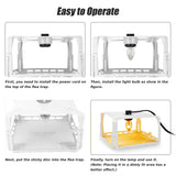 2 Pcs Flea Traps for Inside Your Home with Light, Pest Control for Insect Gnat, Electric Flea Light Trap with 4 Sticky Plate & 6 Bulb & 2 Electric Wire for Indoor House, Safety for People & Pet, White