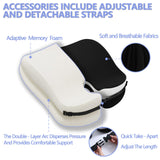 Seat Cushions for Office Chairs Wheelchair Cushion for Long Sitting Back Pain，Coccyx Cushion for Tailbone Pain Relief Cushion Office Chair Butt Pillow，Memory Foam Seat Car Computer Desk Chair Cushion