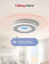 X-Sense Combination Smoke and Carbon Monoxide Detector with Voice Alerts, Smoke Detector Carbon Monoxide Detector Combo with Replaceable Battery, XP0A-SR, 3-Pack
