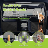 Farafox Dog Barrier for Car,56" Wide for Trucks SUV Sedans Pet Restraint Car Backseat,Backseat Divider Crossover Front Car Travel Back Seat Barricade Partition