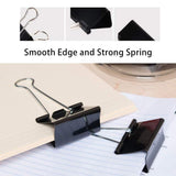 Ufmarine Extra Large Binder Clips 2.4 Inch Length, Jumbo Binder Clips for Office (8 Pcs)