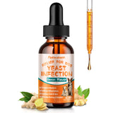 Dog Yeast Infection Treatment : Natural Yeast Infection Drops for Dogs - Anti-Yeast Drops for Itchy Ears, Paws & Skin Allergy Relief, Herbal Supplement for Dog Ear Yeast Infection Treatment, 2 Oz