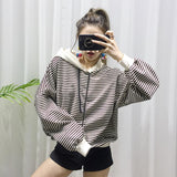 Matching Dog and Owner Clothes Separately Sold,Striped Mom Dad Dog Hoodie for Small Dogs Cats,Puppy Sweatshirt Fall Winter(Black,Owner XL)