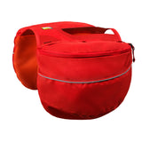 Ruffwear Palisades Dog Backpack, Multi-Day Pack with Removable Saddlebags, Breathable Adjustable Harness, Reflective Trim, Red Currant, Large/X-Large