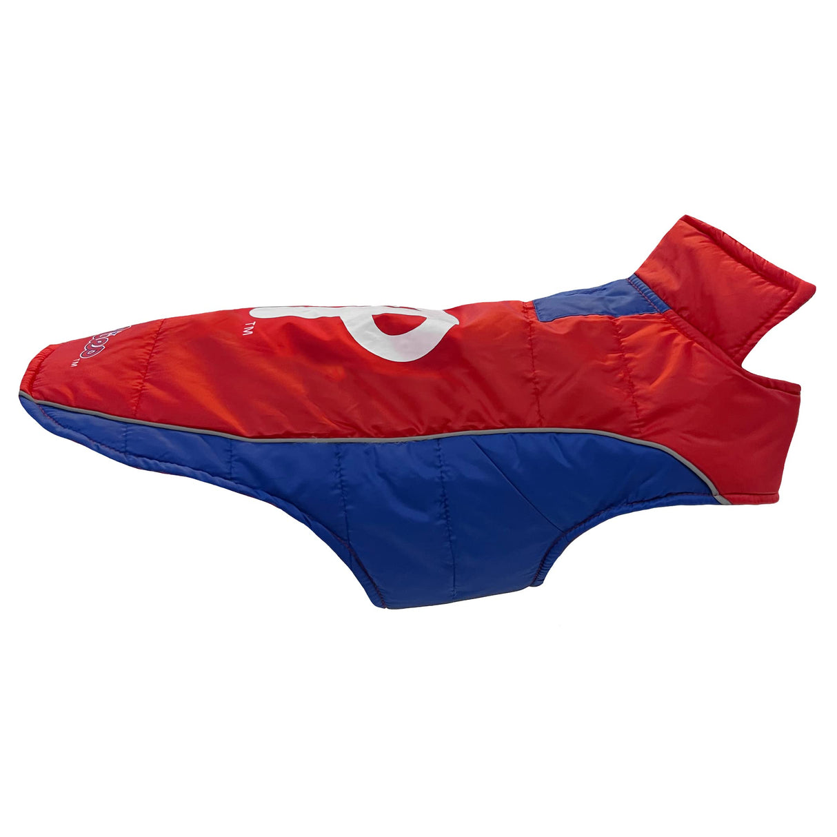 MLB Philadelphia Phillies Puffer Vest for Dogs & Cats, Size Large. Warm, Cozy, & Waterproof Dog Coat, for Small & Large Dogs/Cats. Best MLB Licensed PET Warming Sports Jacket