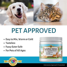 Load image into Gallery viewer, Calcium for Dogs and Cats - Fine Eggshell Powder - Strong Hip &amp; Joint Supplement for Dogs and Cats- Dietary Supplement - No Additives - Pet's Friend Eggshellent Calcium 16oz
