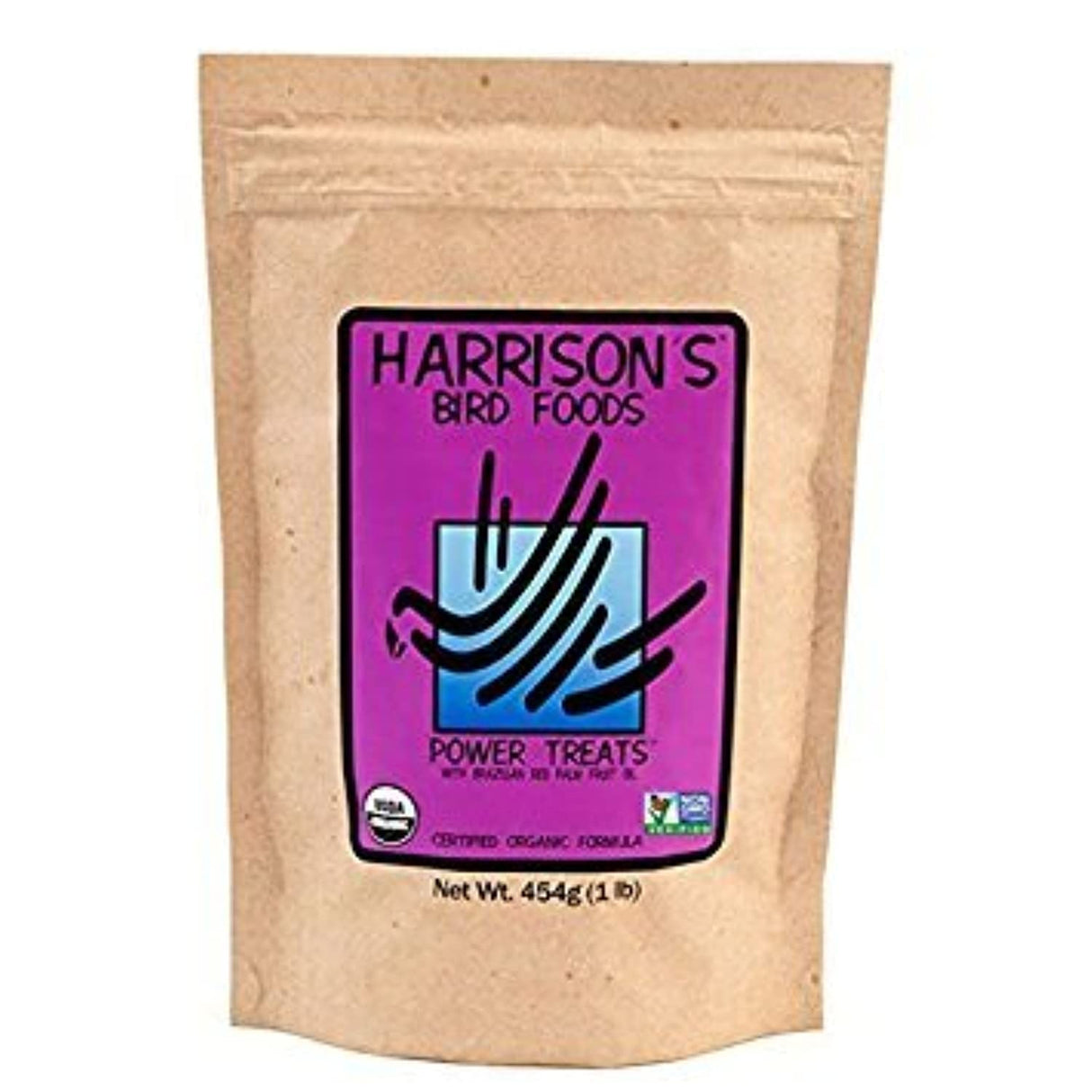 Harrison's Bird Food Power Treats with Red Palm Fruit Oil, 1 lb. 454g