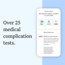 Load image into Gallery viewer, Wisdom Health Essential Dog DNA Kit | Most Accurate Test | 365+ Breeds | 30 Genetic Health Conditions | 50+ Traits, Relatives, Ancestry | Pack of 1
