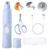 LUKHMELF Bird Nail Grinder,Bird Beak Grinder,Silenced Bird Nail File with LED Lamp,Suitable for Budgerigars,Parakeets,Conure,Parakeets,Crested Myna,Lovebirds, Finches.