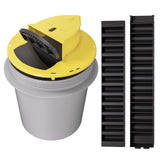 Mouse Trap Bucket - Multi-Catch, Auto-Reset, Humane or Lethal Rat Trap - Mouse Traps Indoor for Home - No Chemicals or Glue Needed - Durable ABS Material - 5 Gallon Bucket Compatible