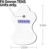 Durable (20PCS) Compatible with Omron TENS Unit Replacement Pads Reusable Pads 10 Pairs Brand: HEDIGON