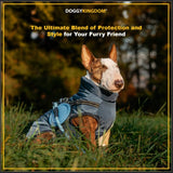 Reflective Dog Jacket Water Resistant with Harness Built in and Warm Fleece Inner Lining, Windproof Dog Coat for Cold Weather Jackets for Small Large Medium Dogs - Red M