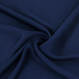 Vimate Navy Blue Satin Scarf - Ladies 27'' x 27'' Square Dark Blue Silk Like Head Scarf for Women Hair Wrap Bandana Handbag Purse Accessory (Style 82)