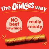 Hartz Oinkies Smoked Twists with Naturally Smoked Pork Rawhide-Free Dog Treats, Highly Digestible Long Lasting Dog Chews, 40 Count