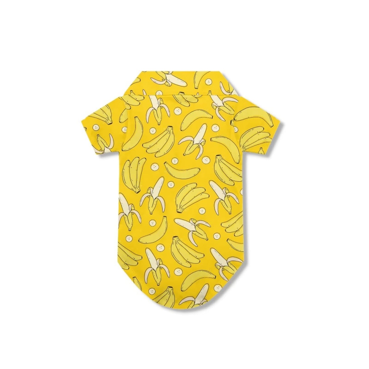 Bivxisrvo Yellow Banana Dog Clothes for Medium Dogs Christmas Boy Girl Dog Shirt Soft Puppy Outfit Adorable Pet T-Shirts Puppy Summer Hawaiian Beach Polo Shirts Clothes Kitten Beach Clothing