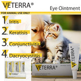 Veterra Eye Health Cream for Cats,Dogs and All Pets 1/8 oz /3.5gr