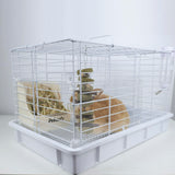PeSandy Pet Cage Liner Protection, Rabbit Cage Plastic Panels, 12 PCS Cage Urine Guard for Rabbit, Guinea Pig, Hamster, Hedgehog, Chinchilla, Ferret, Bunny - Transparent, 11.8"x5.9"