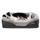 JOYELF Large Memory Foam Dog Bed, Orthopedic Dog Bed & Sofa with Removable Washable Cover and Squeaker Toy as Gift