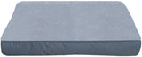 Dalema Dog Bed Cover 53L x 36W x 4H Inch,Heavy Duty Durable Waterproof Fluffy Soft Short Plush Replacement Dog Bed Covers,Washable Removable Pet Bed Mattress Cover with Zipper.Grey