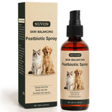 Wanciment NUVON Postbiotic Spray - Anti Itch Spray for Dogs & Cats - Helps Alleviate Sensitive Skin, Scratching, and Licking of Coat - 3.38 fl oz (1)