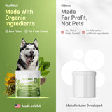 WuffWell Dog Teeth Cleaning Powder with Probiotics – Dog Dental Care for Plaque & Tartar Remover – Effective Dog's Teeth Care & Oral Hygiene for Fresh Breath – USA Made Dental Powder for Dogs Teeth