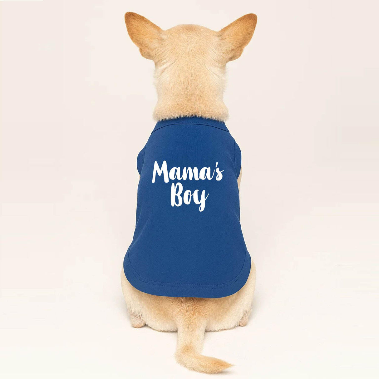 Mama's Boy Dog Tee Shirt | Sleeveless Breeds | Valentine's Day Royal Blue, 5X-Large 6