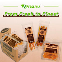 Load image into Gallery viewer, A Freschi srl Turkey Tendons for Dogs, Long-Lasting, Hypoallergenic Rawhide Alternative, Human Grade, Healthy Puppy Chews, Natural Dog Treats for Small Dogs, Strips, 10oz Pack
