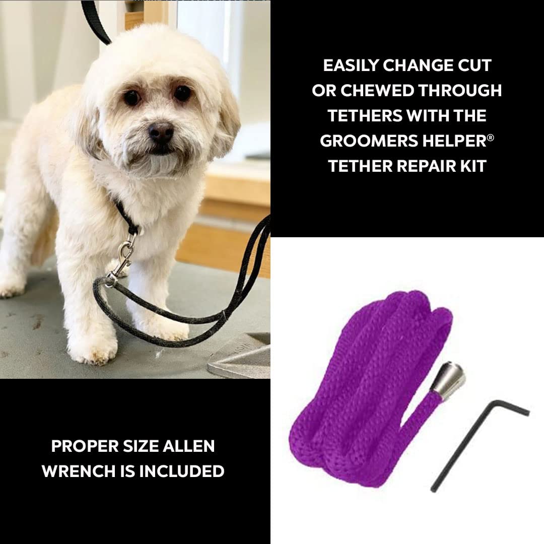 Groomers Helper® Tether Repair Kit - Pet Grooming (Purple)