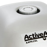 AAPA15L Active Aqua, 4 Outlets, 6W, 15 L/min Air Pump, Silver,Grey