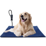 Pet Heating Pad, Electric Dog Cat Heating Pad with 6 Adjustable Temperature & 5 Timers, Indoor Warming Heated Mat Pad with Removable Cover & Chew Resistant Cord (L: 32"x 20")