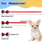 Segarty Small Dog Bow Tie, 40 Pack for Dogs, Adjustable Bowties for Large Puppy and Cats, Neck Bows Collar Bulk Assorted Grooming Accessories for Birthday Wedding Party Holiday Festival