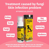 Cassiel pet Hot Spot Spray Treatment, Wound Care & Itch Relief Spray for Dogs and Cats, Relives Scratching, Itchy Skin and Paw Licking, for All Animals, 2.02oz