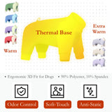 Dog Fleece Sweater, Winter Warm Clothes Jumpsuit for Small & Medium Puppies, Soft Stretch Thermal Pajamas for Boy Girl (Green,S)