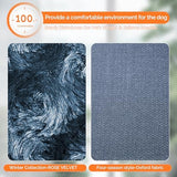 Dog Beds Crate Pad, Dog Bed Mat for Small/Medium/Large Dogs Sleeping, Soft, Durable, Washable & Anti-Slip Crate Pads, Reversible Dog Mat Bed Kennel Mat Cat Bed L(35”*23“*1.5”)