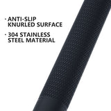 16 Inch Anti Slip Shower Grab Bar Oil Rubbed Black, Munzong Bathroom Grab Bar, Knurled Bathroom Balance Bar,Safety Hand Rail Support Handicap Elderly Injury Senior Assist Bath Handle