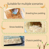 MANON ROSA Wood Shavings for Bird Bedding - Natural Aspen Soft Low-Dust & Odor-Control Nesting Material for Parakeets Parrots Rabbits Cockatiel for Cages, Nest Boxes, Small Pet Litter