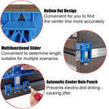 King&Charles Cabinet Hardware Jig, Cabinet Handle Jig with Automatic Center Punch, Avoid Jitter Caused by Direct Drilling. Use for Handles and Pulls on Drawers/Doors, Perfect Set.