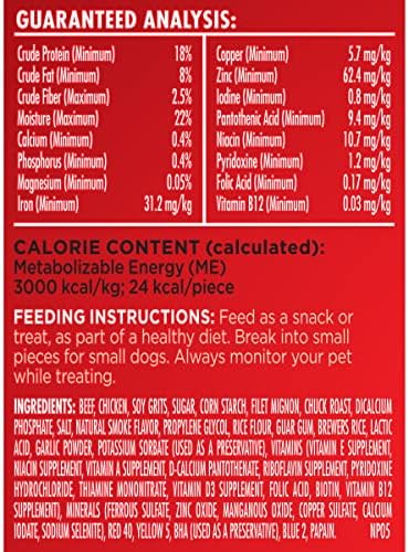 Milk-Bone Soft & Chewy Dog Treats Bundle: Beef & Filet Mignon Recipe, 25 Ounce + Chicken Breast Recipe, 25 Ounce