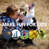 Compact Binoculars for Kids Bird Watching Hiking Camping Fishing Accessories Gear Essentials Best Toy Gifts for Boys Girls Children Toddler Waterproof 5X30 Optical Lens Including Compass