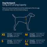 Ruffwear, Front Range Day Pack, Dog Backpack with Saddlebags, 5-Point Adjustment, 3 Leash Points, Padded Handle, Internal Mesh Pockets, Reflective Trim, Light Loop, River Rock Green, Medium