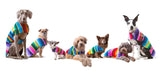 Dog Clothes - Handmade Dog Poncho from Authentic Mexican Blanket (Pink, X-Small)
