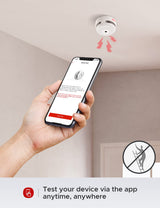 X-Sense Smart Smoke Detector XS01-M, Wi-Fi Smoke Alarm, an Accessory for FS31 Smoke Alarm Kit, Wireless Interconnected Mini Smoke Detector Fire Alarm, Model XS01-M, Single Pack