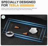 Backseat Air Vent Cover for Tesla Model 3 & Model Y, 2-Pack Rear Seat Air Condition Outlet Protector with Upgraded Mesh Cloth and Velcro, Car Air Vent Accessories for Tesla Model Y / 3