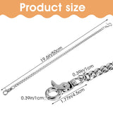 Body Pants Chain for Men Women, Heavy Duty Pocket Wallet Keychain Metal Punk Gothic Jeans Belt Chain Hip Pop Pant Trouser Chains for Women Girls Keychain Wallet Pants Boots Accessories, Silver