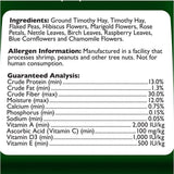Tropical Carnival Natural Behaviors Grain-Free Rabbit Food – 4 pounds, High-Fiber Timothy Hay Blend with Natural Flowers & Herbs, Supports Digestive & Emotional Health, No Artificial Additives