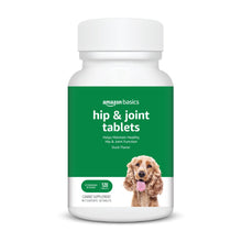 Load image into Gallery viewer, Amazon Basics Dog Hip &amp; Joint Daily Chewable Tablets, with Glucosamine, MSM, and Chondroitin, Duck Flavored, 120 Count (Previously Solimo)
